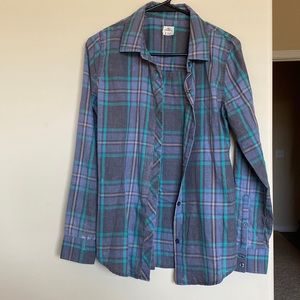 O’Neal Plaid Long Sleeve Shirt Size Small
